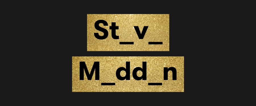 A hangman-style hint showing our daily brand deal. 