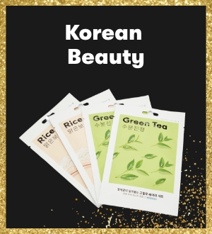 A selection of Korean face masks. 