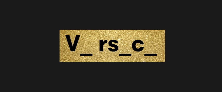 A hangman-style hint showing our daily brand deal.
