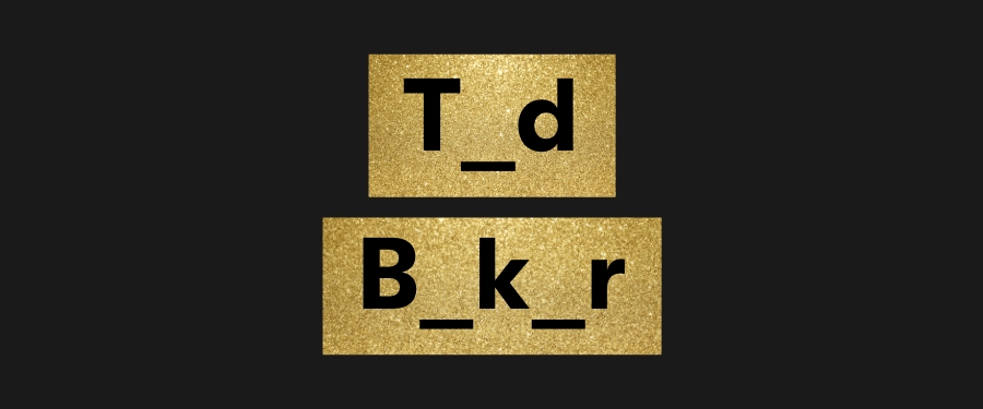 A hangman-style hint showing our daily brand deal. 