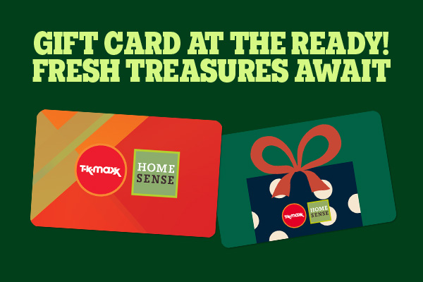 GIFT CARD AT THE READY! FRESH TREASURES AWAIT
