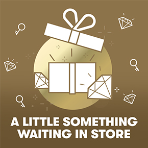 Gold gift-box graphic beside text promoting a limited-time surprise gift for Treasure card holders on 30-31 October.