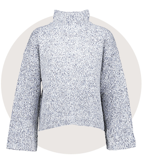 A GIF showing a selection of cosy knits. 