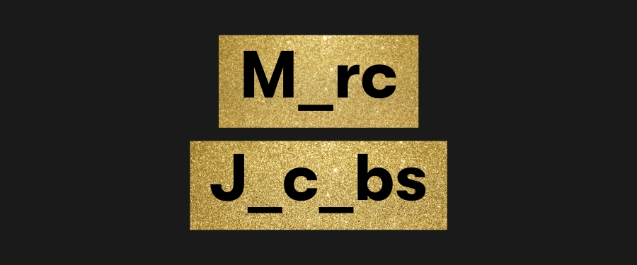 A hangman-style hint showing our daily brand deal. 