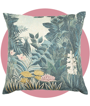 Patterned cushion.