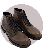 Men's leather boots.