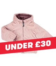 A cosy pink zip-up jacket.