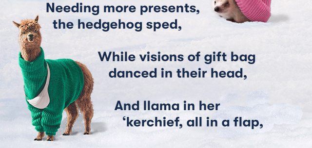 'Twas the night before Christmas...…