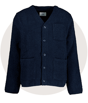 A GIF showing a selection of men's cardigans and jumpers 