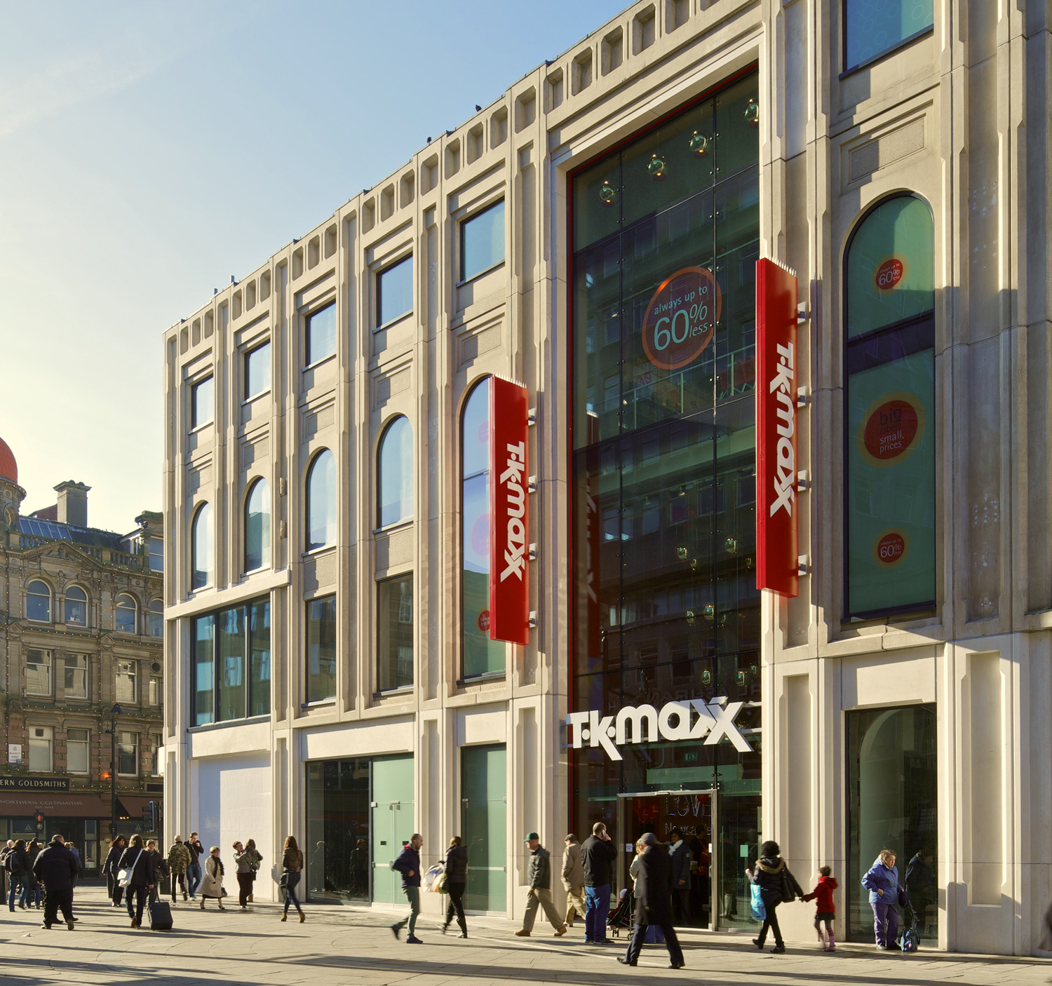 TK Maxx store exterior. 