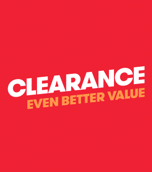 Clearance, even better value