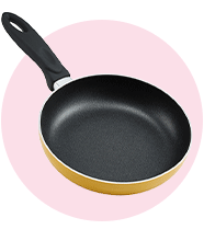 A non-stick frying pan.