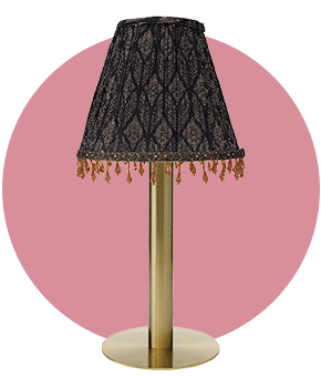 A table lamp.