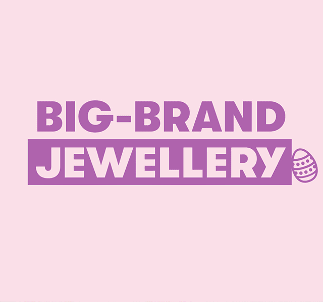 A GIF showing a model wearing statement bracelets, earrings and necklaces.