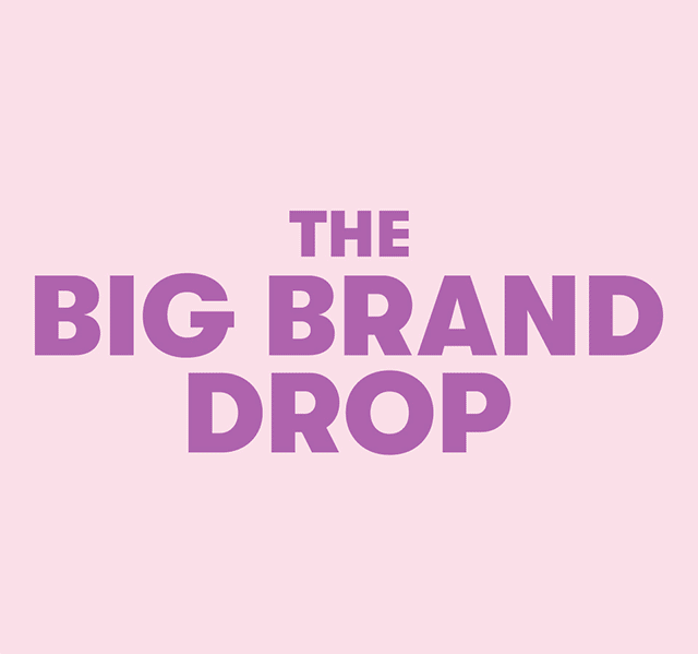 A GIF celebrating our big brand drop showing models wearing spring staples.