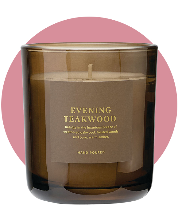 A brown candle.