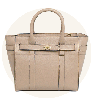 GIF of designer handbags, including a beige leather top‑handle bag, a yellow shoulder bag, and a khaki green leather tote.