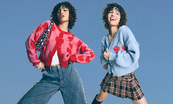 Two female models wearing cool and stylish outfits