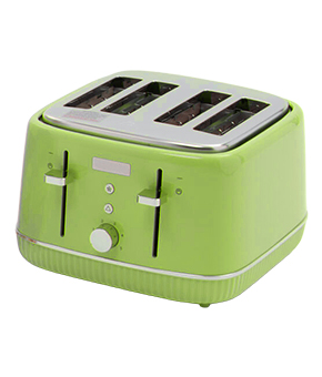 Green toaster.