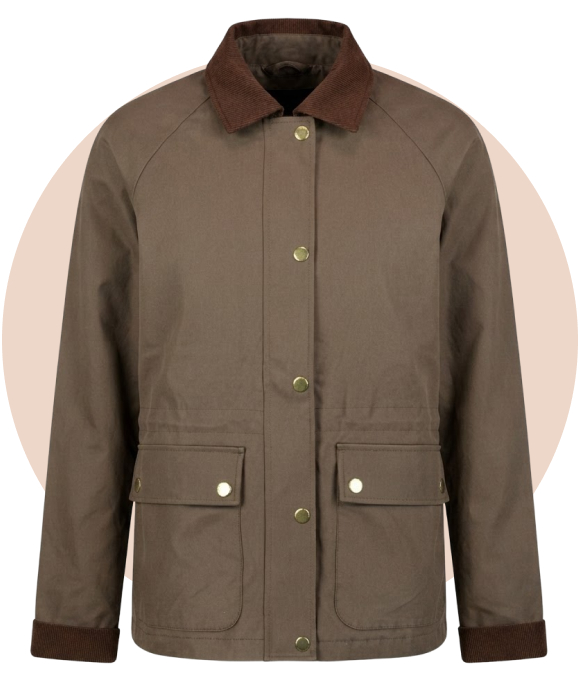 Men's khaki jacket.